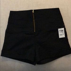 Back High-Rise Shorts
